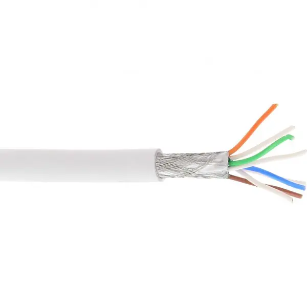 Inline Rola InLine IL76899W, 100m, cablu de retea RJ45 Cat. 6A S/FTP PiMF, Alb