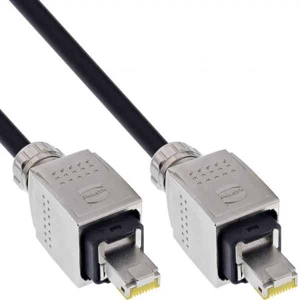 Inline Rola/tambur cablu de retea RJ45 Cat.6A S/FTP IP67 PUR Harting pentru exterior/aplicatii industriale 50m, InLine IL78593H