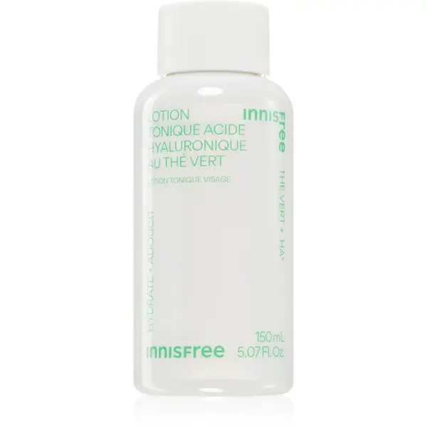 innisfree Green Tea Hyaluronic Toner tonic pentru hidratarea pielii pentru fortificarea barierei cutanate 150 ml