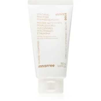 innisfree Volcanic BHA Pore Cleansing Foam demachiant spumant delicat pentru netezirea pielii si inchiderea porilor