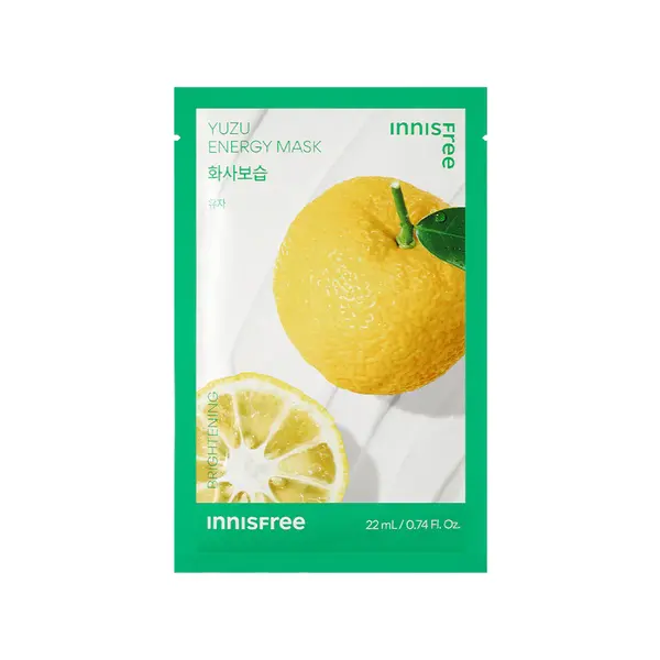 Innisfree - Yuzu Energy Mask, 22ml, 1 piece