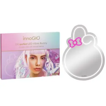 innoGIO Vibes Bunny GIO-759BN oglinda cosmetica cu iluminare LED de fundal