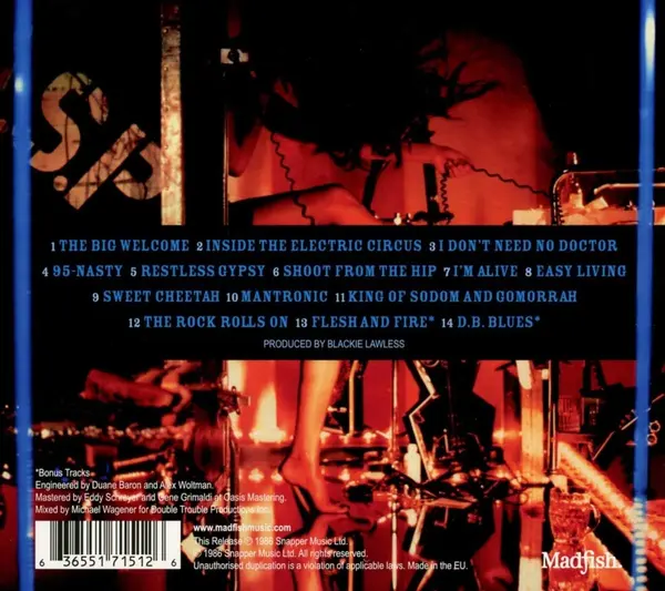 Inside The Electric Circus (Digipak) | WASP