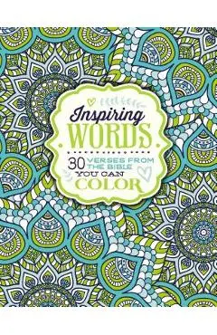 Inspiring Words Coloring Book: 30 Verses from the Bible You Can Color - Zondervan
