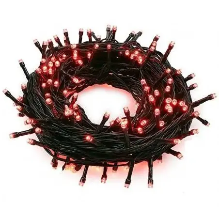 Instalatie de Craciun, tip liniara, pentru exterior, 500 led-uri, 50m, diverse culori