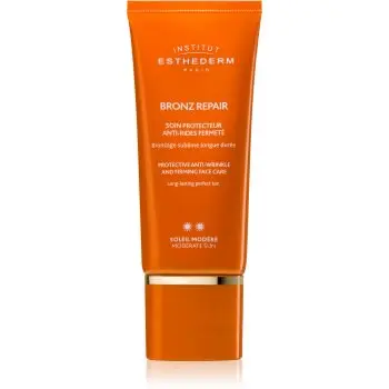 Institut Esthederm Bronz Repair Protective Anti-Wrinkle and Firming Face Care cremă facială antirid pentru fermitate protectie medie impotriva razelor UV
