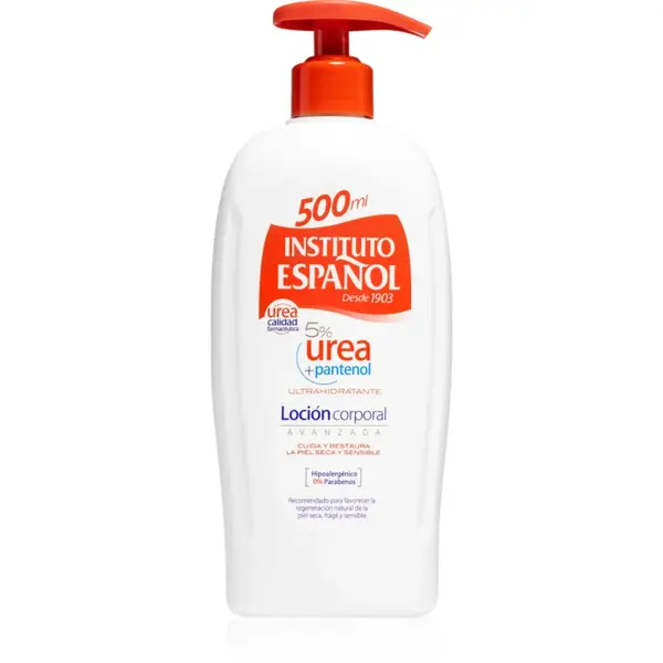 Instituto Español Urea loțiune de corp hidratantă cu Panthenol 500 ml