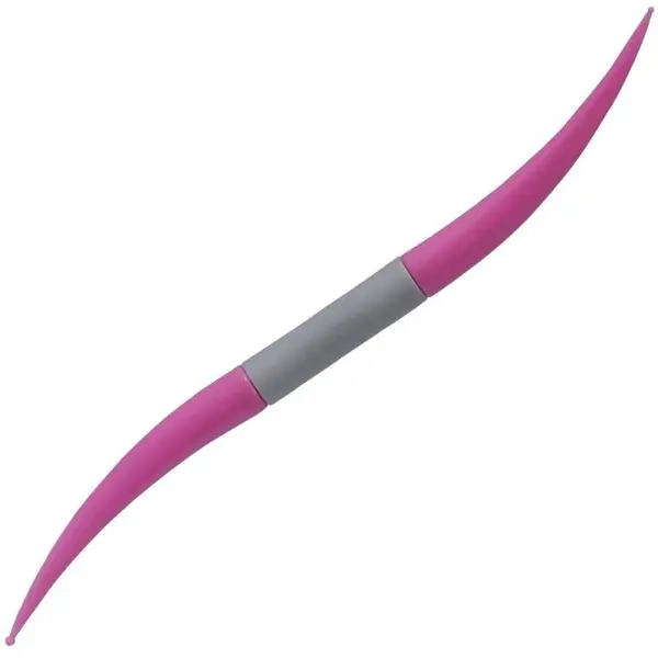 Instrument din Plastic cu Doua Capete pentru Aplicare Gel de Unghii