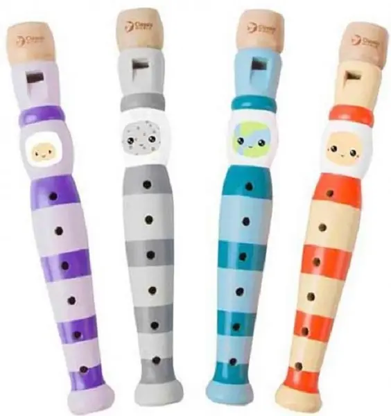 Instrument muzical pentru copii Classic World - Flaut, gri