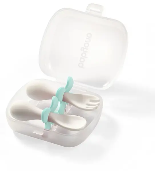 Instrumente ergonomice pentru hrănire BabyOno - 969/04, mentă