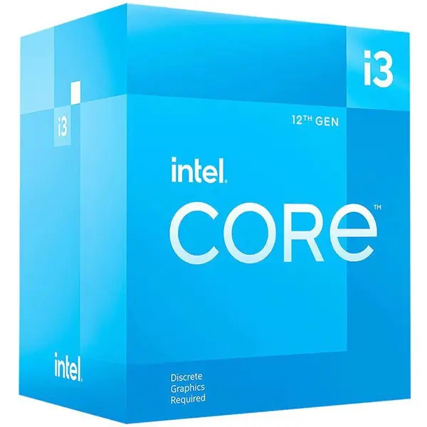 INTEL Procesor Intel® Core™ i3-12100F Alder Lake, 3.3GHz, 12MB, fara grafica integrata, Socket 1700
