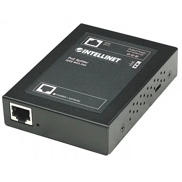 INTELLINET Splitter Intellinet PoE+ IEEE 802.3at/af 5/7.5/9/12 V