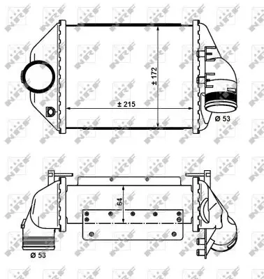 Intercooler AUDI A4, A6, ALLROAD 2.4 2.7 intre 1997-2005