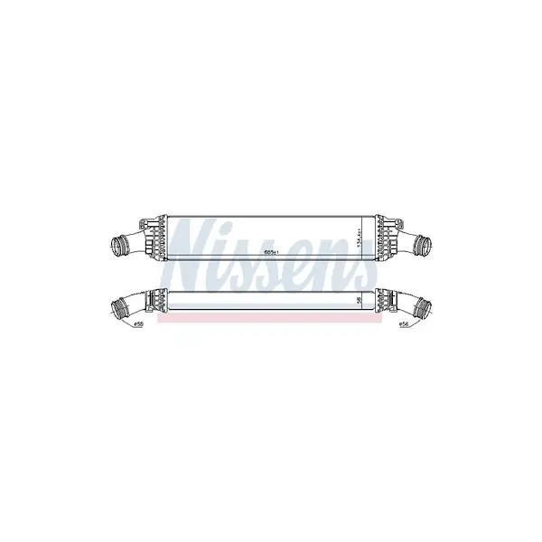 Intercooler, compresor NISSENS 96567