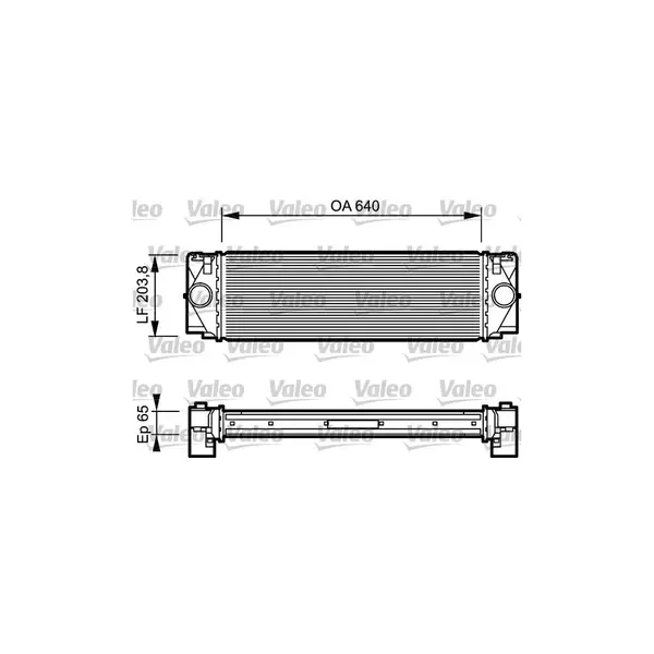 Intercooler, compresor VALEO 817994