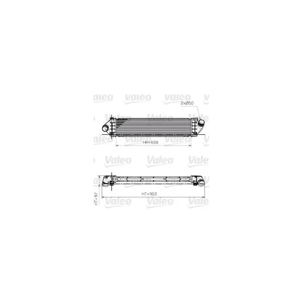 Intercooler, compresor VALEO 818246