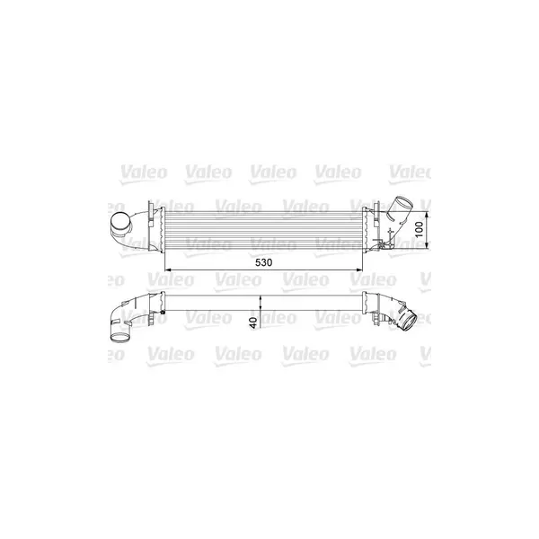 Intercooler, compresor VALEO 818544