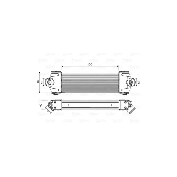 Intercooler, compresor VALEO 818550