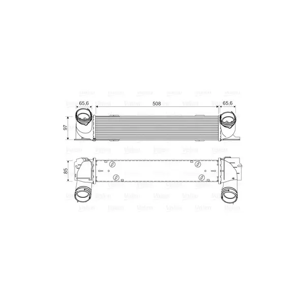 Intercooler, compresor VALEO 818553