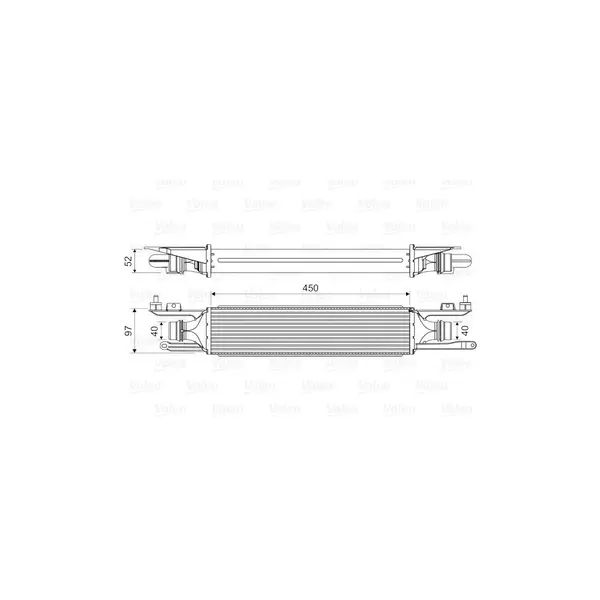 Intercooler, compresor VALEO 818578