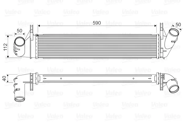 Intercooler, compresor VALEO 818678