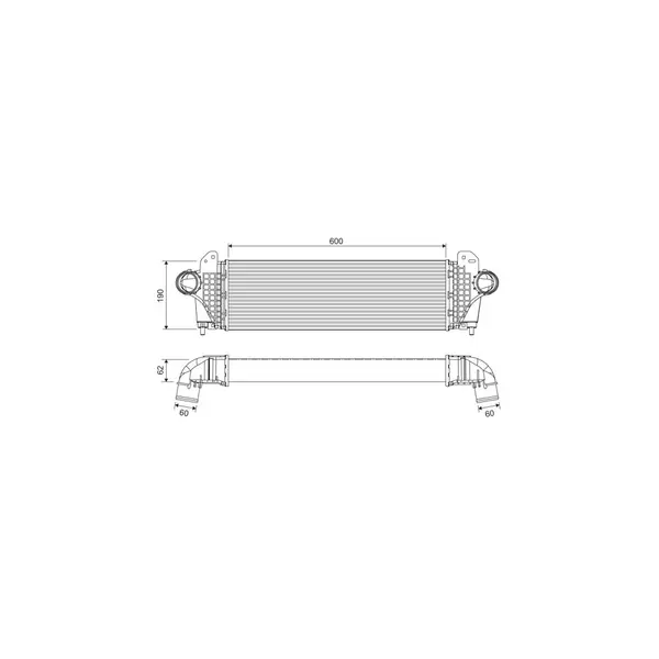 Intercooler, compresor VALEO 818694