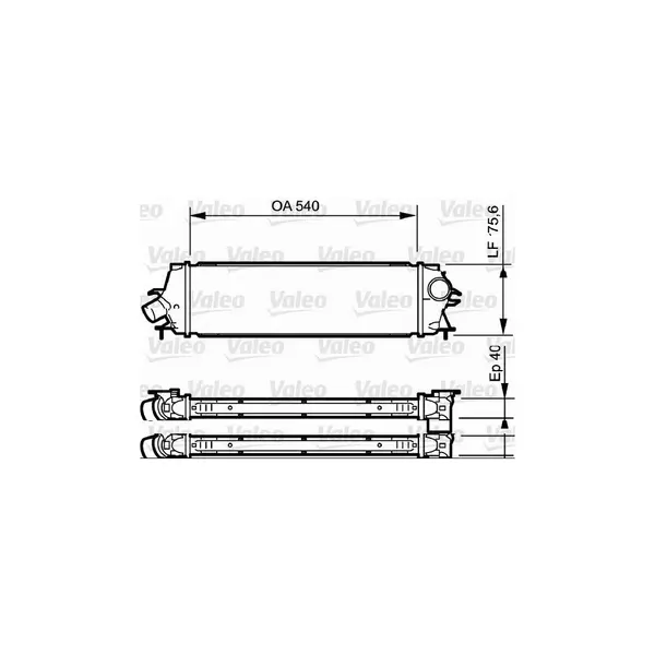 Intercooler, compresor VALEO 818771