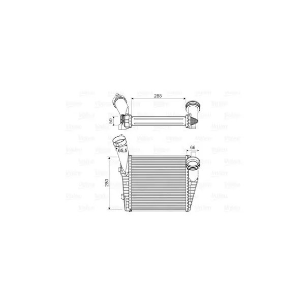 Intercooler, compresor VALEO 818814