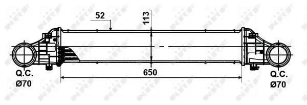 Intercooler MERCEDES E T-MODEL (S211), E (VF211), E (W211) 2.1D 2.2D intre 2002-2009