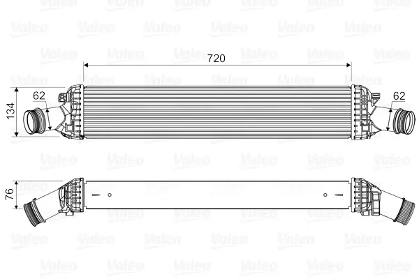 Intercooler potrivit AUDI A4 ALLROAD B8, A4 B8, A5, A6 ALLROAD C7, A6 C7, A7, A8 D4, Q5; PORSCHE MACAN 2.0 2.7D 3.0D 06.07-