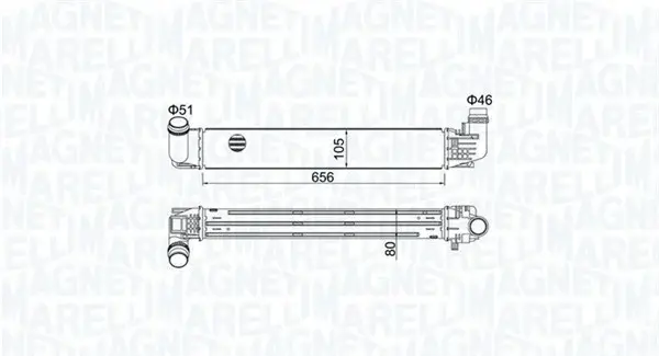Intercooler potrivit DACIA DUSTER, DUSTER SUV; RENAULT DUSTER 1.5D 06.10-