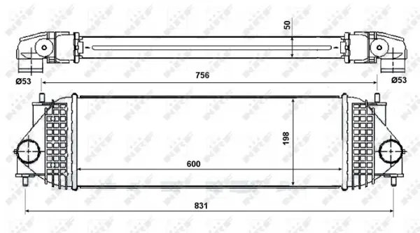 Intercooler potrivit SUZUKI GRAND VITARA II 1.9D 10.05-02.15