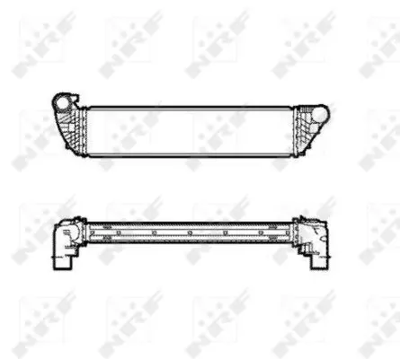 Intercooler RENAULT ESPACE IV, LAGUNA II, VEL SATIS 1.9D 2.0D 2.2D dupa 2004