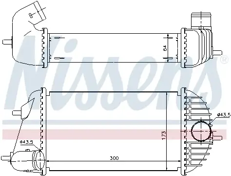 Intercooler SUZUKI SWIFT IV 1.3D dupa 2010