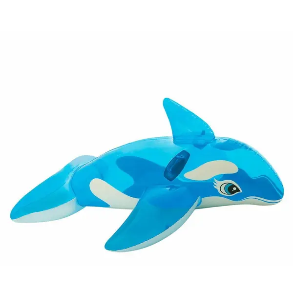 Intex Figurina Gonflabila pentru Piscina Intex 58523, 152 x 114 cm, Balena, Albastru