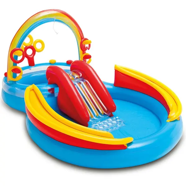 Intex Piscina gonflabila Intex 57453NP Curcubeu, 297 x 193 x 135 cm