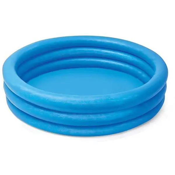 Intex Piscina gonflabila Intex 58446NP - Crystal Blue, cu 3 inele, 168 x 38 cm