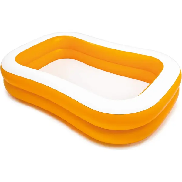 Intex Piscina gonflabila INTEX Family Mandarin, 229 x 147 x 46 cm, portocalie
