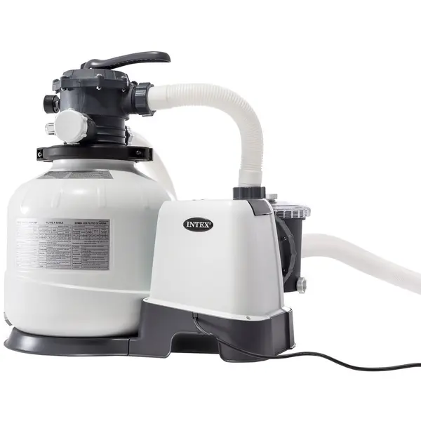 Intex Sistem de filtrare cu nisip Krystal Clear SX2800 Intex 26648, 220-240 V, 10.500 l/h debit apa, pentru piscine pana la 36 m3
