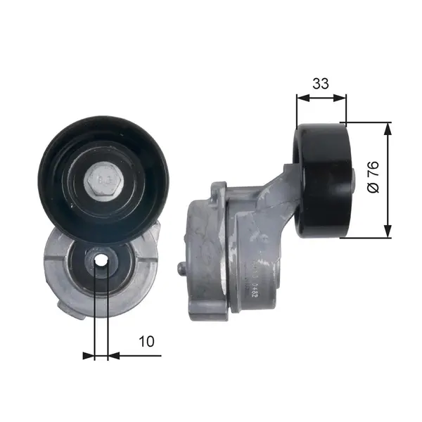 Intinzator curea, curea distributie GATES T39134