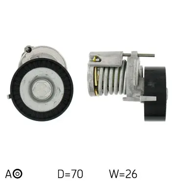 Intinzator curea, curea distributie SKF VKM 31015