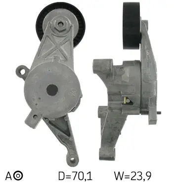 Intinzator curea, curea distributie SKF VKM 31054
