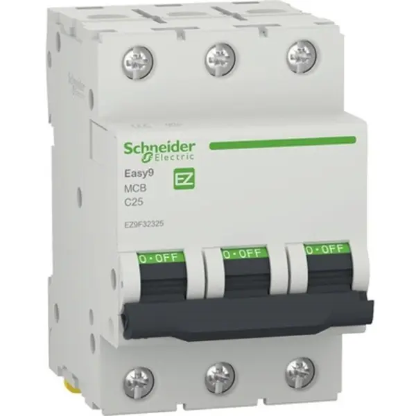 Intrerupator Automat, 3 P, 4500A, C 25 A, Schneider Easy9