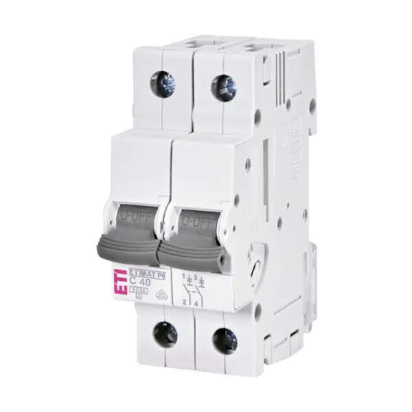 Intrerupator automat ETIMAT P6 2P C40 40A 6kA 001900234