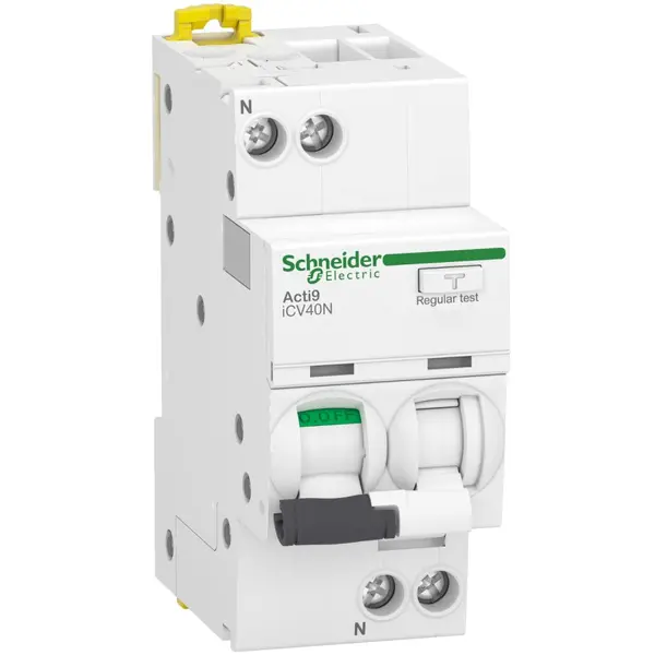 Intrerupator automat RCBO Acti9 ICV40N 1P+N B 16A 10MA tip A Schneider A9DGA616