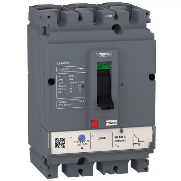 Intrerupator automat tip usol 3P/3D Easypact CVS, CVS100F Tm50D 50A Schneider LV510334
