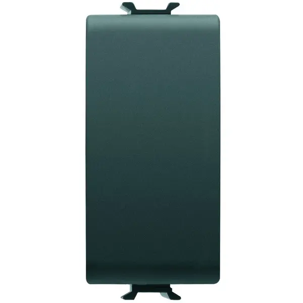 Intrerupator cap cruce 1 modul Gewiss Chorus GW12091, negru satin