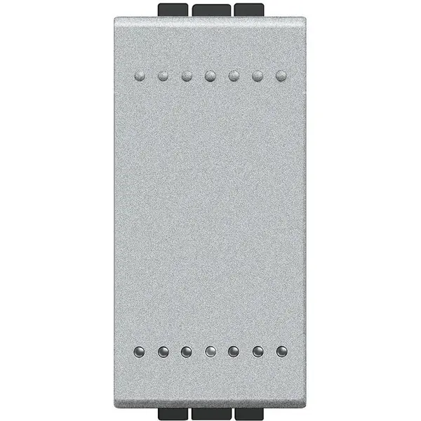 Intrerupator cap cruce 1 modul Living Light Bticino NT4004N, argintiu
