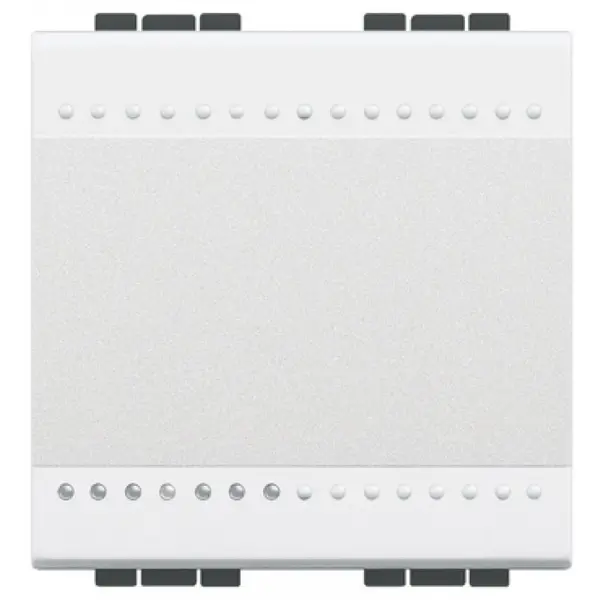 Intrerupator cap cruce 2 module Living Light Bticino N4004M2N, alb