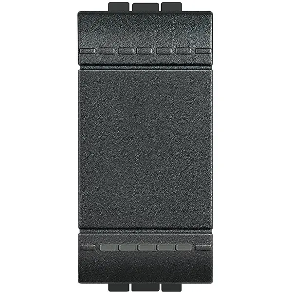 Intrerupator cap scara 1 modul Bticino Living Light L4003N, antracit